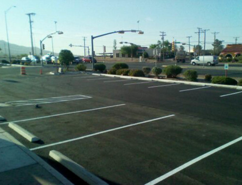 Papa Johns new asphalt